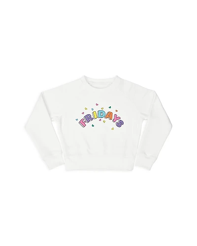 Iscream Girls' Friday Crewneck Sweatshirt - Big Kid
