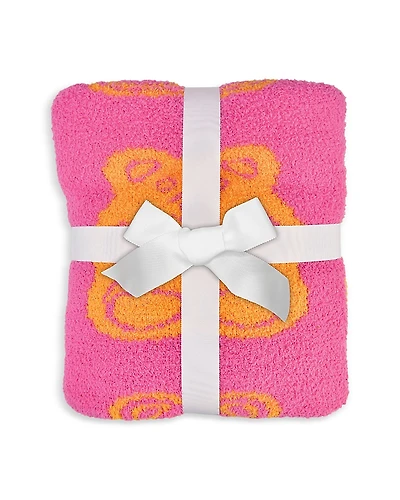 Iscream Jelly Bears Cozy Knit Blanket