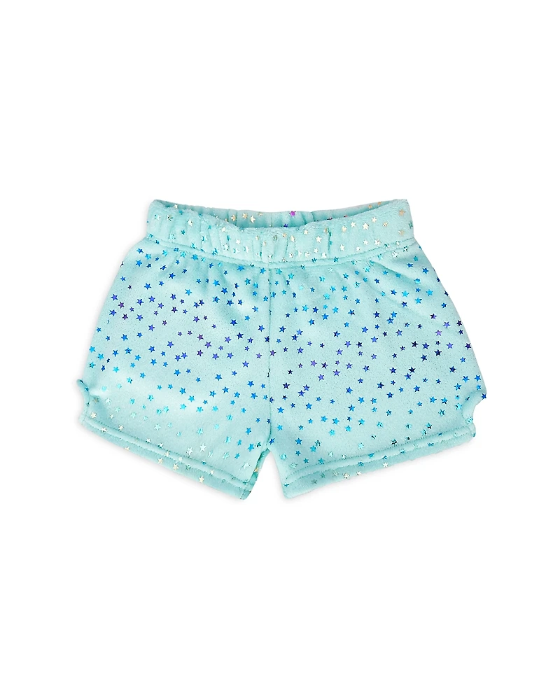 Iscream Girls' Foil Stars Plush Shorts - Little Kid, Big Kid