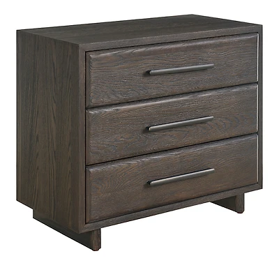 Universal Sable Three Drawer Nightstand