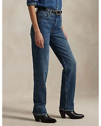 High Rise Straight Jeans