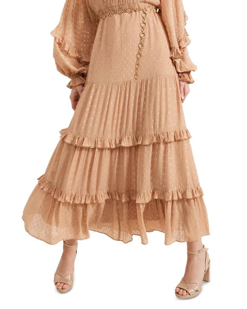 Priscillan Tiered Maxi Dress