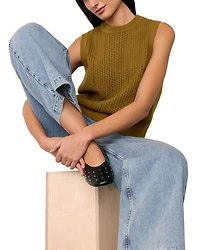 Pointelle Knit Tank
