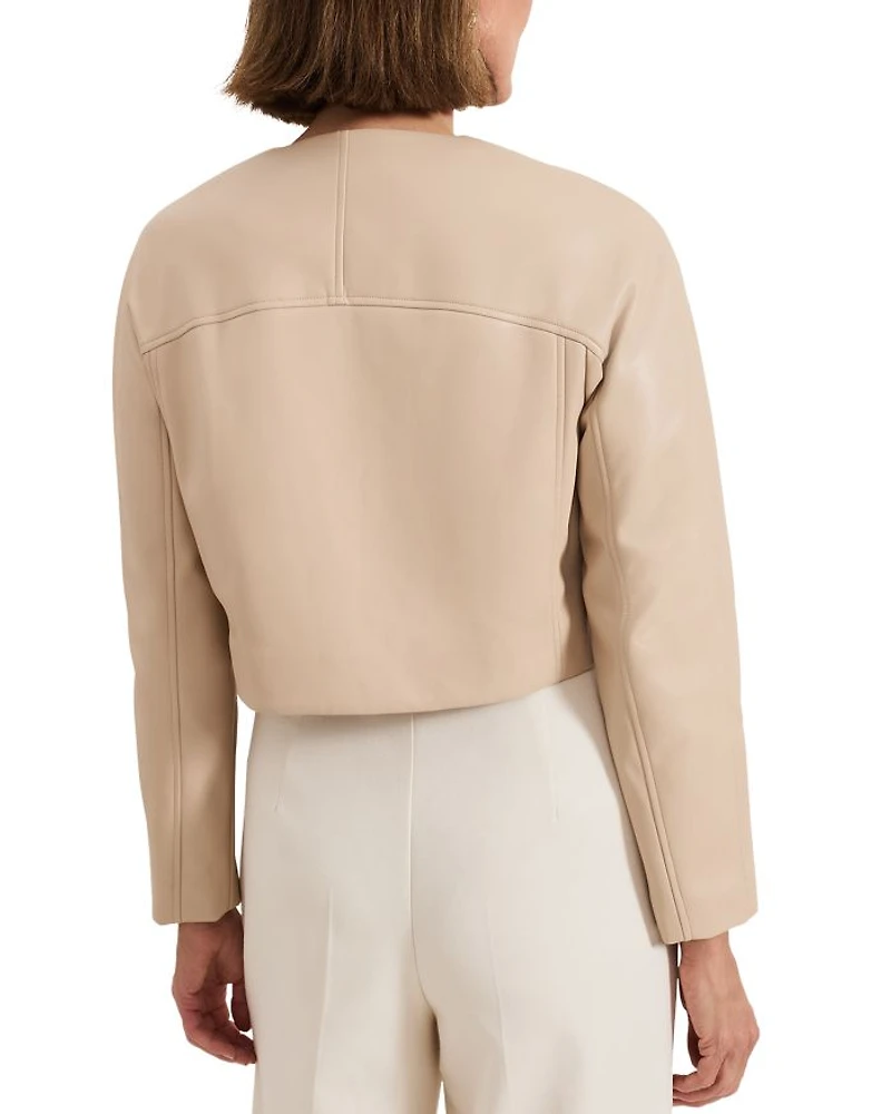 Sylvia Faux Leather Jacket