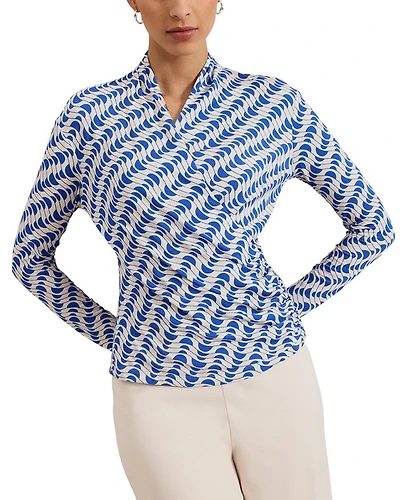 April Geo Wrap Top
