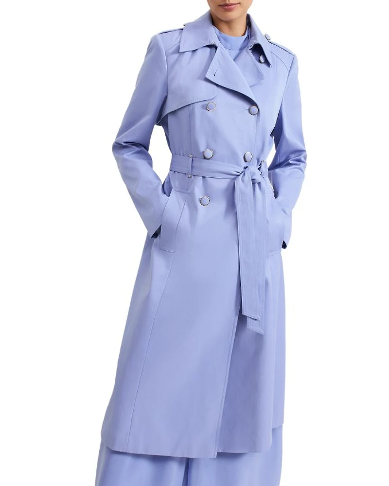 Cheryl Fitted Trench Button Up Jacket