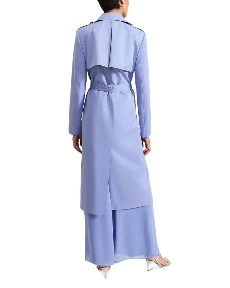 Cheryl Fitted Trench Button Up Jacket