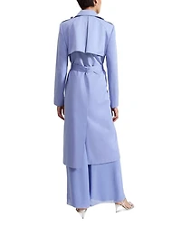 Cheryl Fitted Trench Button Up Jacket