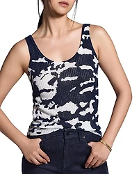 Nic+Zoe Nightfall Rib Sweater Tank Top