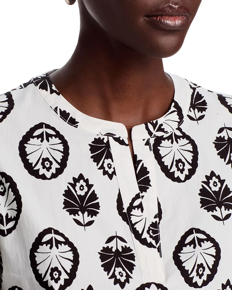Split Neck Blouse