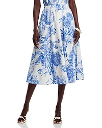 T Tahari Printed Skirt