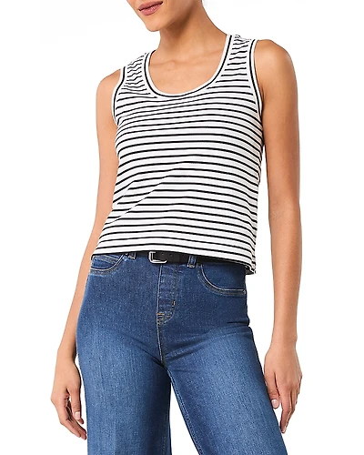 Spanx Cool Cotton Striped Tank Top