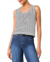 Spanx Cool Cotton Striped Tank Top