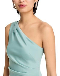 One Shoulder Ruffled Dress