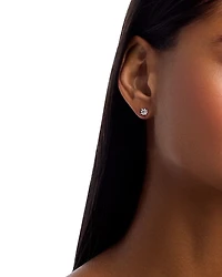 Diamond Certified Solitaire Studs 14K White Gold, 1.0 tcw, 1.50 and 2.0 tcw