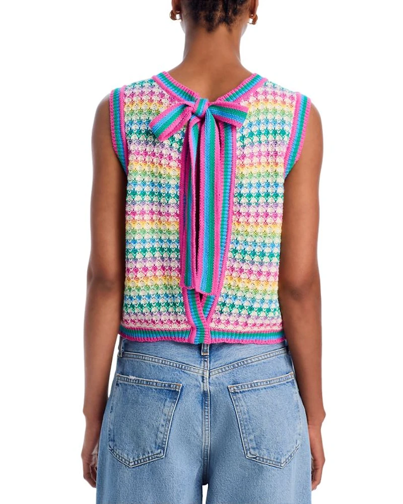The Open Back Knit Top