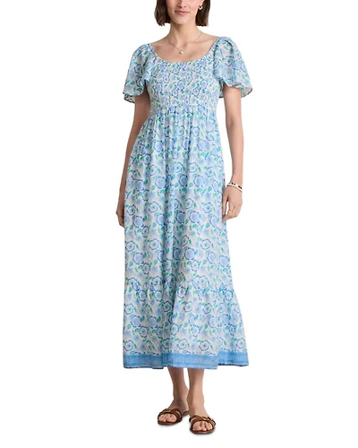 Ellen Flutter Sleeve Maxi Dress