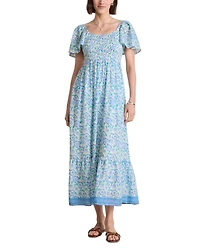 Ellen Flutter Sleeve Maxi Dress