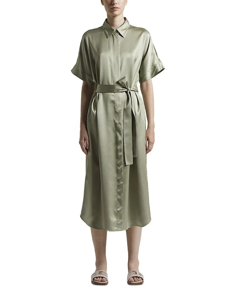 Tie Waist Shirtdress