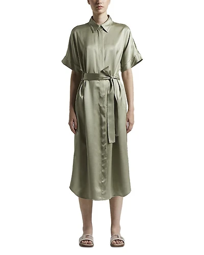 Tie Waist Shirtdress
