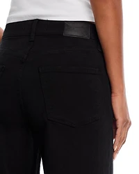 Sagit High Rise Wide Leg Jeans Black