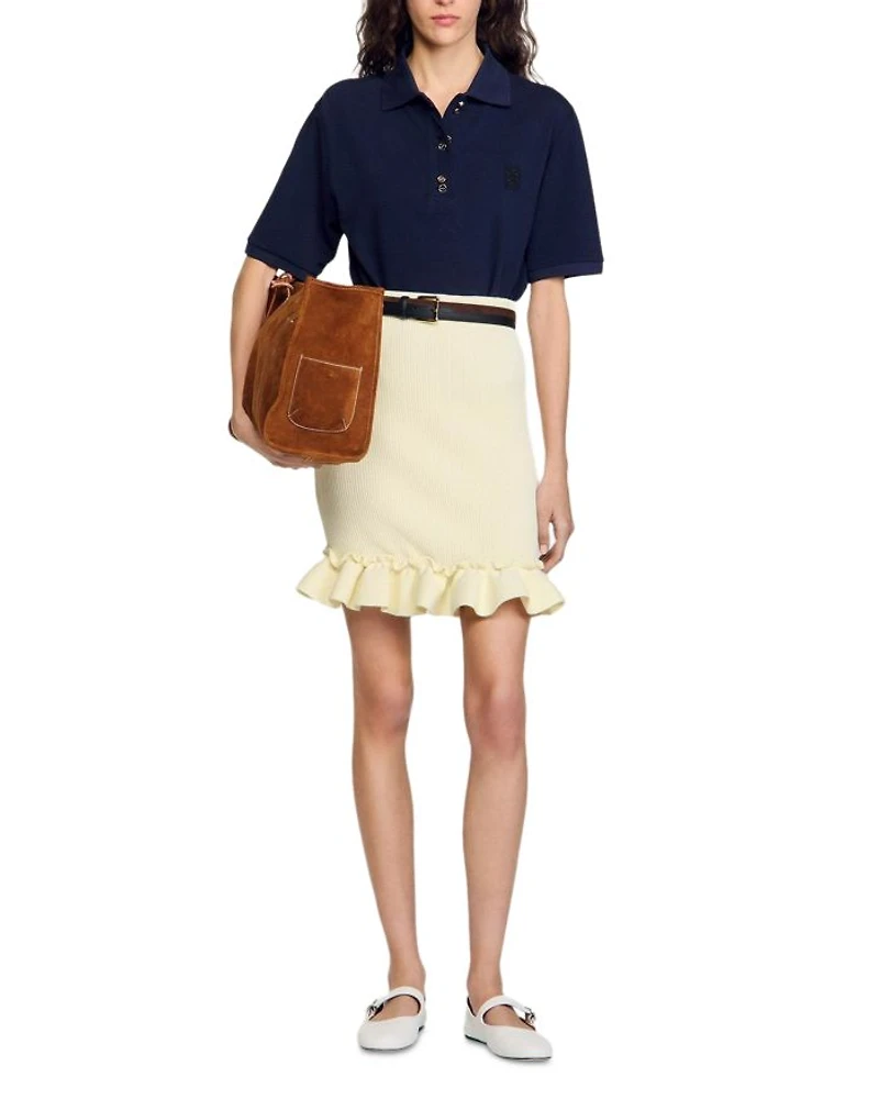 Knit Ruffle Skirt