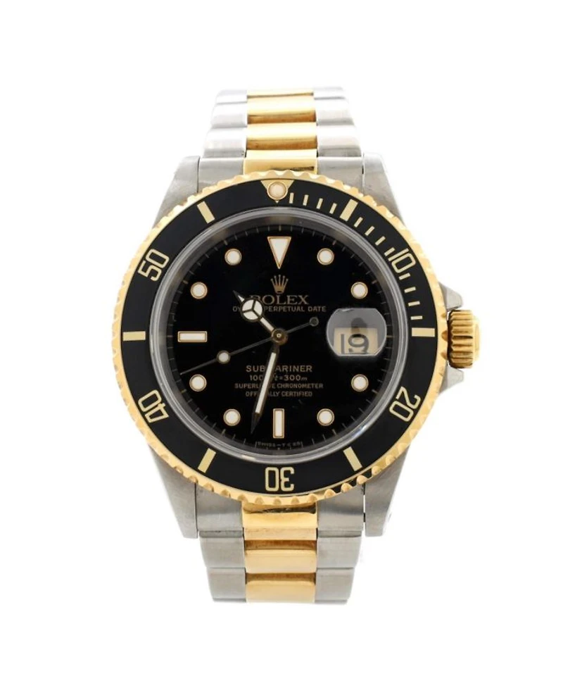 Oyster Perpetual Submariner Date Automatic Watch in Stainless Steel with Gold 40mm