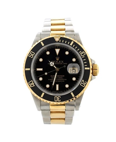 Oyster Perpetual Submariner Date Automatic Watch in Stainless Steel with Gold 40mm