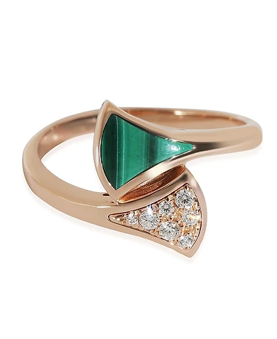 Pre-Owned Bvlgari Diva's Dream 18k Yellow Gold Ring