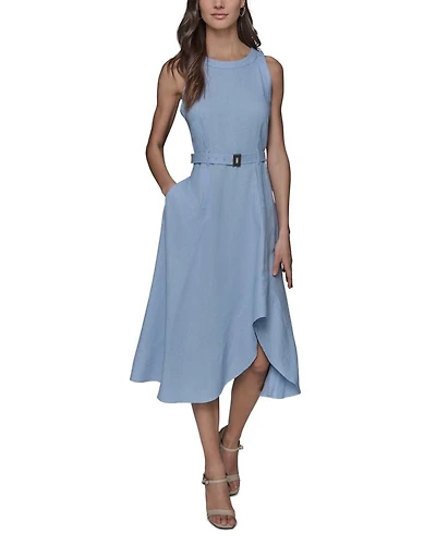 High/Low Belted Dress