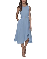 High/Low Belted Dress