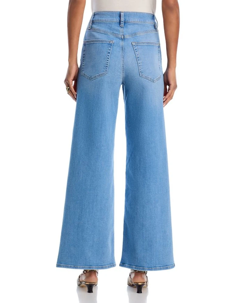 Le Slim High Rise Palazzo Jeans Honeymoon