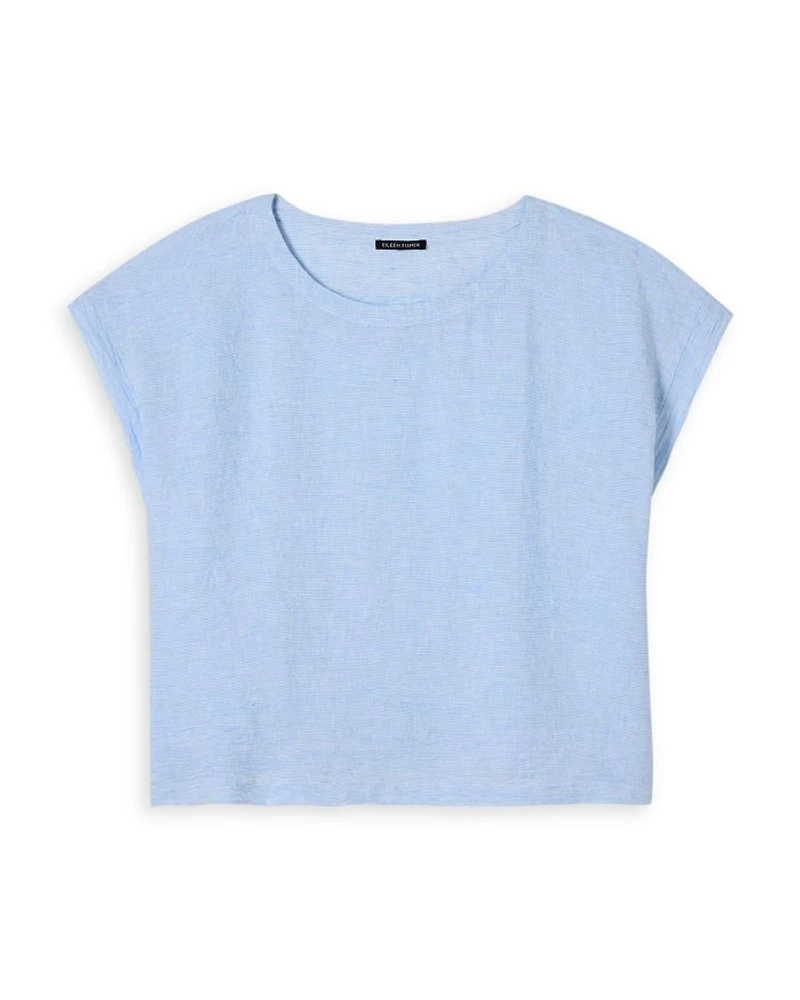 Ballet Neck Linen Top