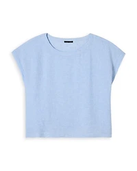 Ballet Neck Linen Top