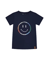 Deux par Boys' Organic Smiling Cotton Graphic Tee - Little Kid