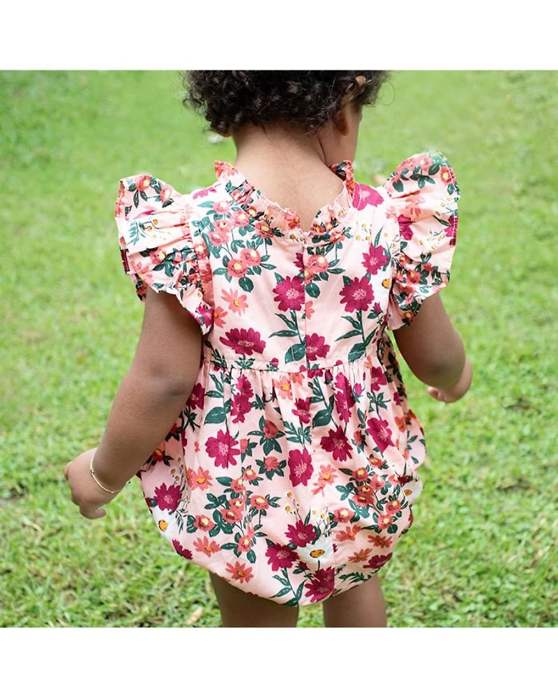 Girls' Jennifer Poplin Bubble Romper - Baby