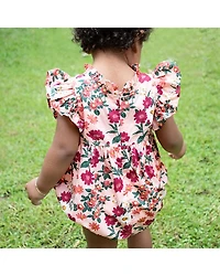 Girls' Jennifer Poplin Bubble Romper - Baby