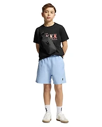 Unisex Kids Oceania Embroidered Graphic Tee - Little Kid, Big Kid