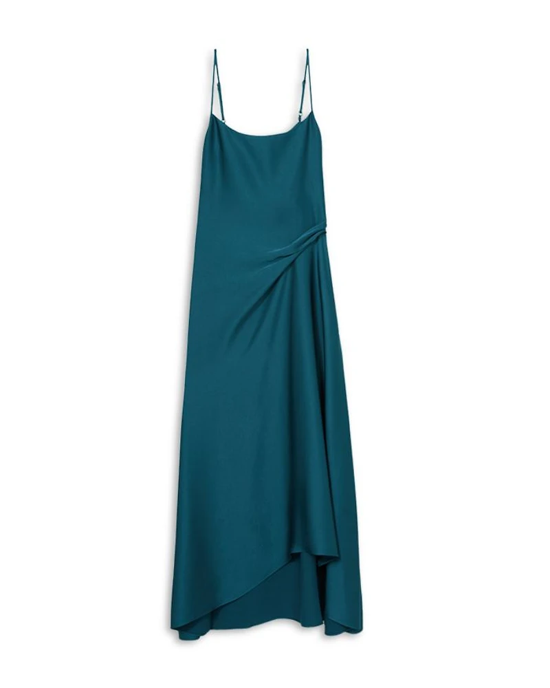 Petite Zoey Drape Slip Dress