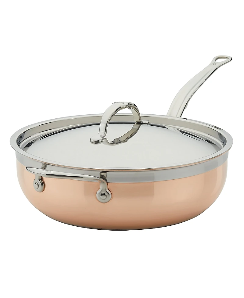 CopperBond -Quart Induction Copper Essential Pan with Lid