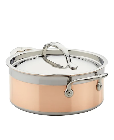 CopperBond 3-Quart Induction Copper Soup Pot with Lid