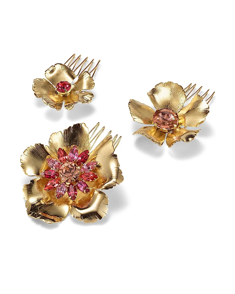 Lelet Ny Eden Crystal Hair Comb Set