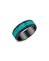 Bloomingdale's Fine Collection Men's Turquoise Inlay Ring
