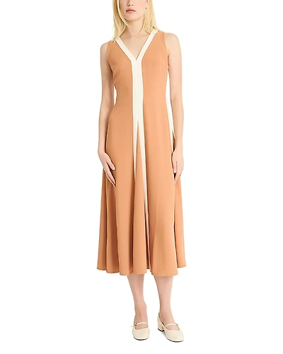 Luxely Color Blocked Knit Dress