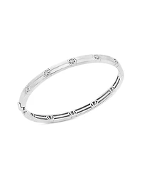 Miseno Jewelry 18K White Gold Baia Diamond Bangle Bracelet