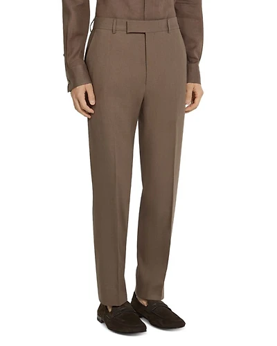 Oasi Lino Regular Fit Linen Trousers