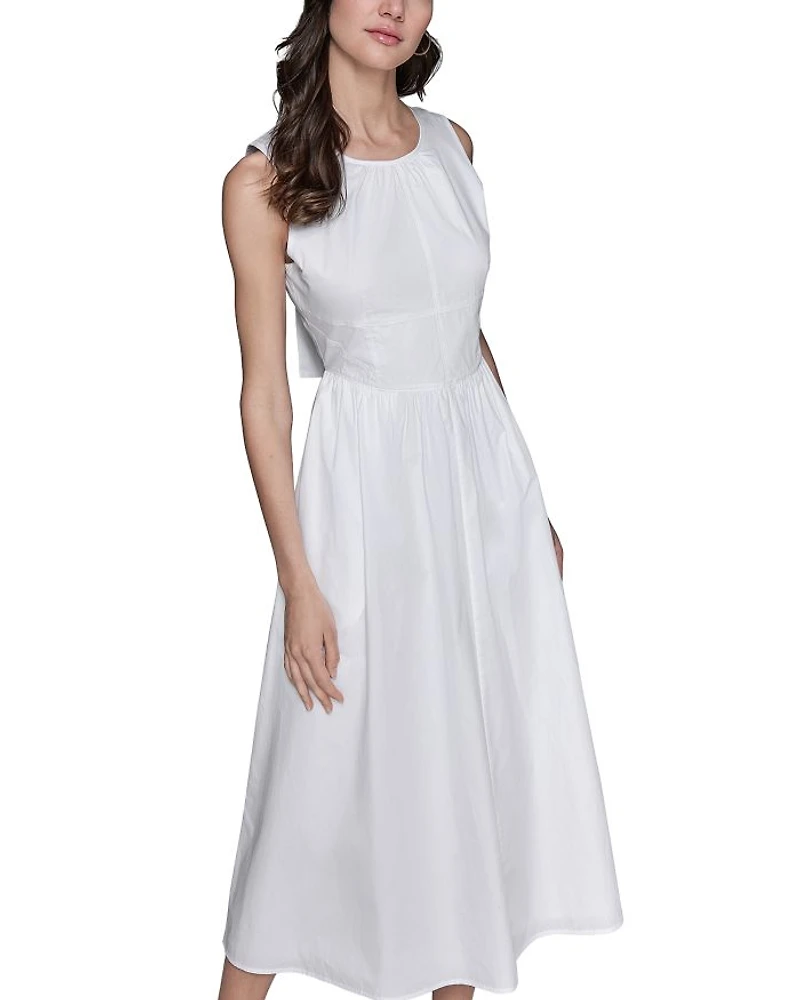 Bow Back Midi Dress