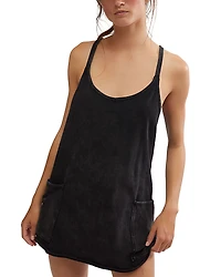 Free People Hot Shot Romper Mini Dress