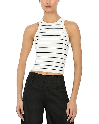 Alice and Olivia Rydel Striped Tank Top