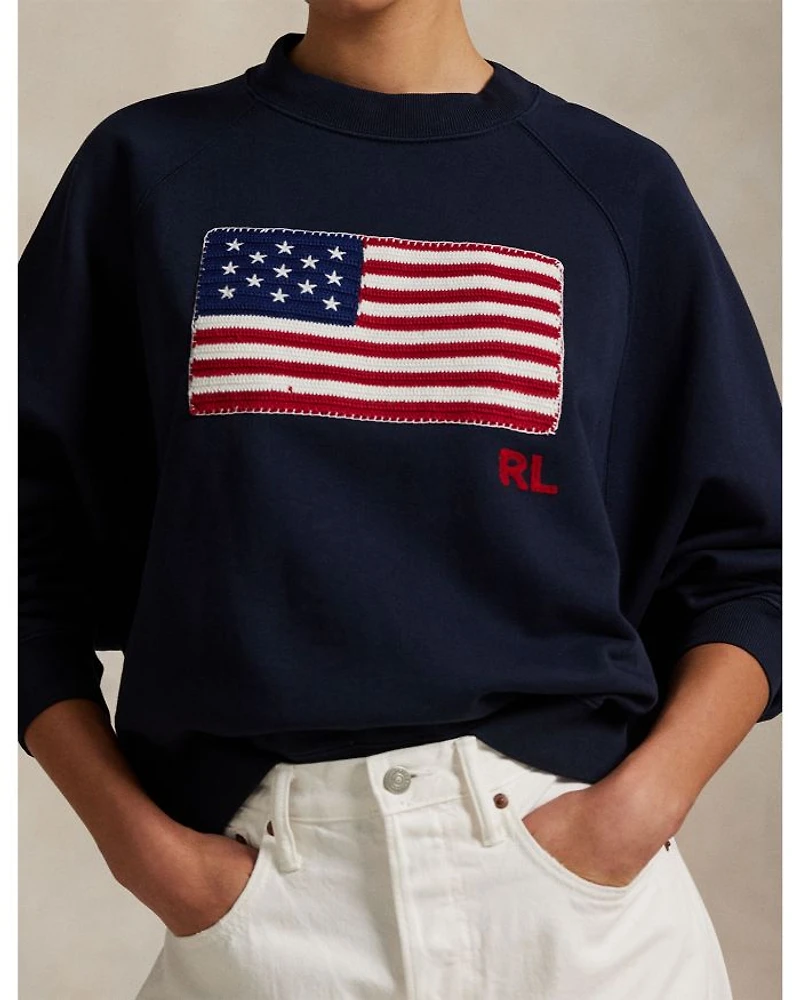 Logo Flag French Terry Crewneck - Exclusive